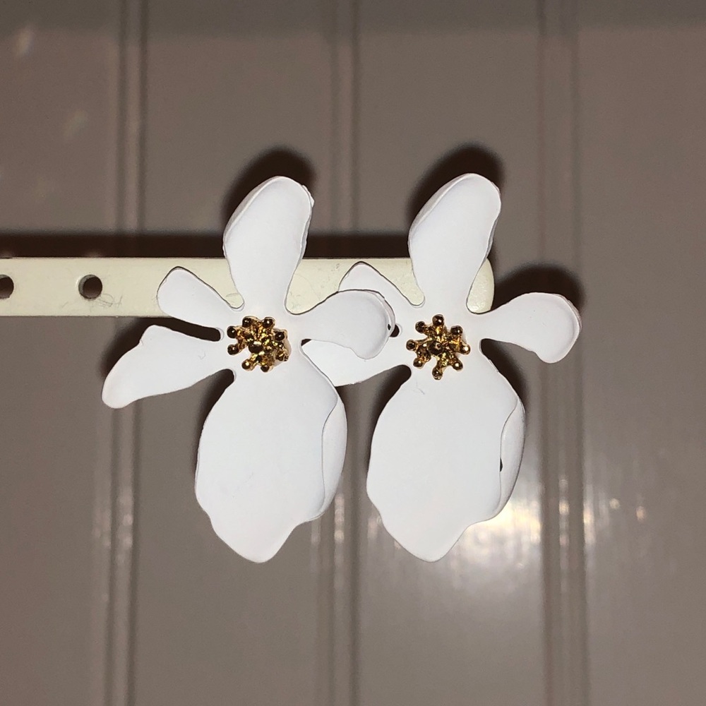 💙flower earrings